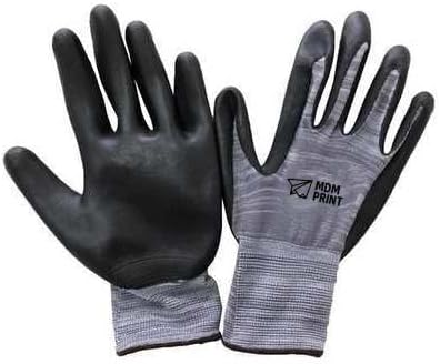 Mănuși acoperite cu mdmprint, 3xl, nylon, nitril, PR