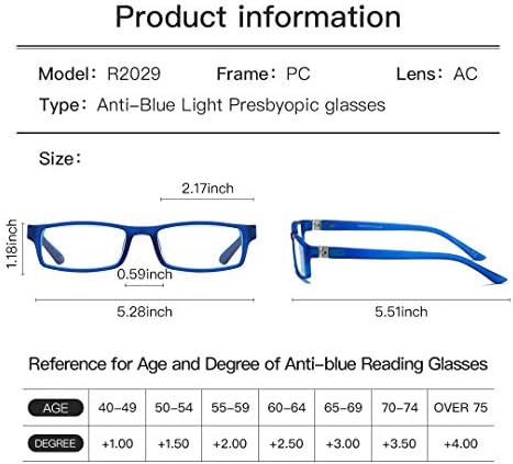 Ochelarii paranoici anti-blue de citire lentile anti-glare Lentile de înaltă definiție adecvate pentru bărbați și femei Calculatoare/console