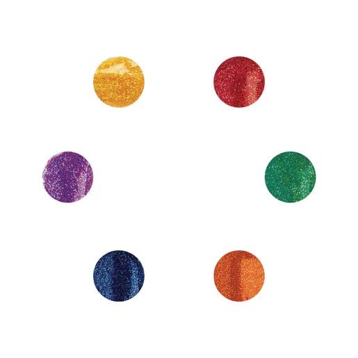 Colorații pentru copii lavabili vopsea primară, set de 6 culori, utilizați ca vopsea pentru meșteșuguri sau folosiți degetele