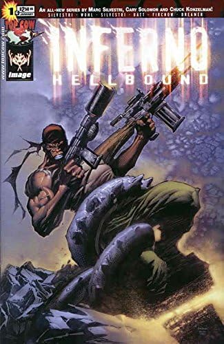 Inferno: Hellbound 1C VF / NM ; carte de benzi desenate cu imagini / varianta Dwayne Turner