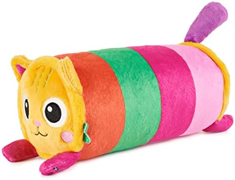 Gabby's Dollhouse, Pillow Cat Purr-If Toy Plush, Toys pentru copii pentru vârste de 3 ani și mai sus