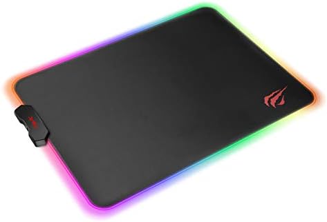 Havit RGB Gaming Mouse Pad Soft Non-alunecare de cauciuc Covor de mouse pentru Laptop pe computerul PC