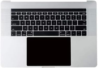 Ecomaholics Laptop Touchpad Trackpad Protector Cover piele autocolant Film pentru MSI Wf65 10tx 15.6 inch Laptop, negru mat
