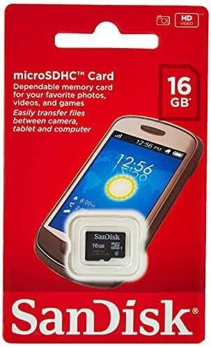 Card de memorie microSDHC UHS-I de 16 GB cu Adaptoaresandisk-98MB / s, C10, U1, Full HD, A1, card Micro SD-SDSQUAR-016G-GN6MA