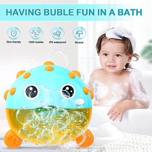 Producător de bule de baie Kidbro pentru copii - producător automat de bule pentru cadă - jucărie pentru baie pentru mașini