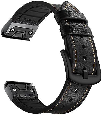 DJDLFA 22m 26mm Sport Watchband Strap pentru Garmin Fenix ​​6 6S 6X Pro 5x 5 Plus 3HR 935 S60 D2 Enduro cu roade rapidă cu