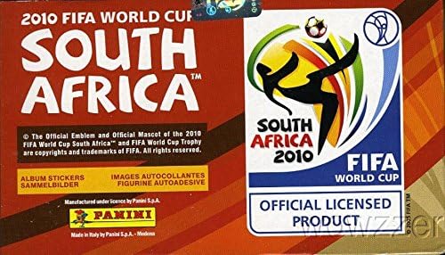 2010 Panini FIFA Cupa Mondială Fotbal Fotbal Massive Original Factory Sigilat 100 Pack Sticker Box