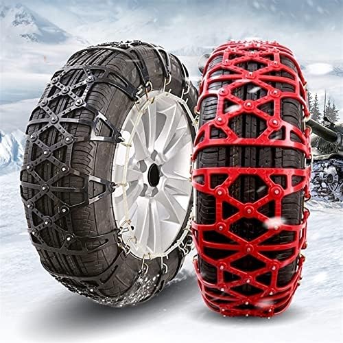 Lanțuri de zăpadă de bandă pentru camioane lanțuri de anvelope auto, 205/65 R16 anti-skid pentru anvelope portabile ușor de