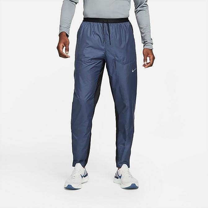 Pantaloni Nike pentru bărbați Storm-FIT Run Division Phenom Elite Flash, Albastru / Negru